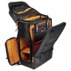 Stadium Bag - Multi-Use Tech Cargo Backpack - Black-Orange