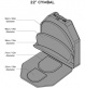 Veloc - 5 Cymbal Bag - 22-19-15-12-10 in