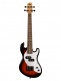 Solid Body U-Bass 4 Cordes + Housse Tobacco Burst