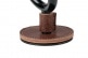 FGHNGR-BKBN BLACK WROUGHT IRON WALL STAND WITH LEATHER PROTECTIONS
