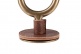 FGHNGR-BRBN WALL STAND IN WROUGHT IRON BRASS WITH LEATHER PROTECTIONS
