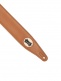 VEGAN LEATHER STRAP WITH LEVY'S LOGO IN HEMP, 6,4 CM - TAN
