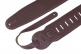 PADDED LEATHER, SUEDE BACK, FOR BASS, 9CM - BROWN