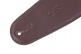 PADDED LEATHER, SUEDE BACK, FOR BASS, 9CM - BROWN
