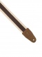 Coton de 5cm avec Bande en Cuir - NATURAL-dark Brown