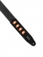 COTTON STRAP WITH 4 PICK HOLDERS, 5 CM - BLACK