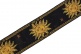 5 CM Polypropylene & Cuir Motifs Soleil Black
