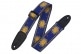 5 CM POLYPROPYLENE & LEATHER WITH BLUE SUN PATTERNS