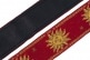 5 CM POLYPROPYLENE & LEATHER WITH RED SUN PATTERNS