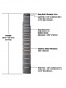 MN805 FRET SHIELD - STAINLESS STEEL FINGERBOARD PROTECTOR, PITCH B-34 (BASS)