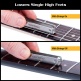 MN813 FRET LEVELER - DIAMOND U-FILE FOR LEVELING SINGLE GUITAR FRETS - 3 PACK (1.25 , 2 , 3 )