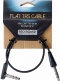 Flat Trs Cable 40 Cm, Straight / Angled - Black