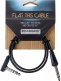 Flat Trs Cable 60 Cm, Straight/Angled - Black