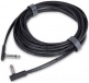 Flat Instrument Cable, 6 M, Angled/Angled - Black