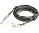 Premium Flat Instrument Cable - 600 Cm - Straight/Angled - Black