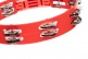 Tambourin Abs Rouge 25CM 1R Cymb