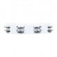 Tambourin Abs Blanc 25CM 1R Cymb