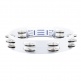 Tambourin Abs Blanc 25CM 1R Cymb