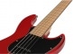 V7 VINTAGE ALDER-5 FL BMR MN FRETLESS BRIGHT METALLIC RED