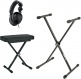 PACK KEYBOARD STAND + SEAT + HEADPHONES