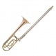 2104F 4B - TROMBON TENOR COMPLETO PROFESIONAL - LACADO ORO