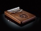 MEINL SONIC ENERGY SOLID KALIMBA, 10 NOTES, BLACK WALNUT, TREE OF LIFE