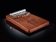 MEINL SONIC ENERGY SOLID KALIMBA, 10 NOTES, ZAMBESI REDWOOD, FLOWER OF LIFE