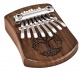 MEINL SONIC ENERGY MINI KALIMBA, 8 NOTES, BLACK WALNUT, TREE OF LIFE