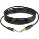 STEREO-CABLE BLACK 0,3M JACK 3P - MINI JACK 3P GOLD CONTACT