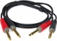 AT-JJ0100 Double Jack 1 M Contact en Or