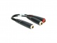 Cable-Y black 0,2m E-Drum Split ROLAND TD Series