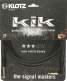 KIKKG PRO 1,5M BLACK STRAIGHT/ANGLED
