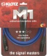 M1 Mic Cable Bleu 10 M XLR 3P. Femelle Male Neutrik