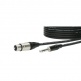 Cable Micro 10 M XLR Femelle - Jack 3P Connecteur Metal,