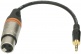 XLR-FP3.5 XLR F-JACK 3,5 ST. ADAPT. 0,2M XLR3P F KLOTZ - JACK 3P 6,35MM