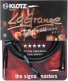 LA-grange Câble Instr. Noir 9M, Jack Mono - Jack Mono Coudé