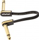 Câble de Patch Guitare 10 CM Compact Or