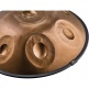 Sensory Handpan, Stainless Steel, F Pygmy, 11 Notes, 440 Hz, Vintage copper