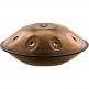 Sensory Handpan, Stainless Steel, F Pygmy, 11 Notes, 440 Hz, Vintage copper