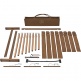 8-piece Sound Bath Tube Chime Set, 440 Hz, Bronze