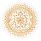 SONIC ENERGY MEDITATION RUG, VINTAGE GOLD
