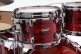 STARCLASSIC MAPLE STAGE 22 DRUM KIT, BLACK NICKEL SHELL HARDWARE RED OYSTER