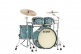 STARCLASSIC MAPLE STAGE 22 DRUM KIT, BLACK NICKEL SHELL HARDWARE TURQUOISE PEARL