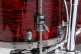STARCLASSIC MAPLE STAGE 22 DRUM KIT, SMOKED BLACK NICKEL SHELL HARDWARE RED OYSTER