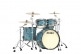STARCLASSIC MAPLE STAGE 22 DRUM KIT, SMOKED BLACK NICKEL SHELL HARDWARE TURQUOISE PEARL