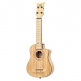 Ukulele Soprano Bambou Massif Eq
