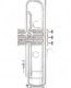 190S43 - Bb STRADIVARIUS SILVER PLATED