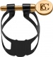 BLACK LACQUERED DUO LIGATURE - BB CLARINET AND ALTO SAXOPHONE