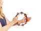 COMPACT ABS TAMBOURINE - GRASS-GREEN - 8? - 1 ROW VERSION