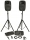 Pack Stage Power 210 + Pieds D'enceintes